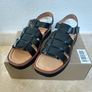 Madewell The Fisherman Flatform Sandal Size 8.5